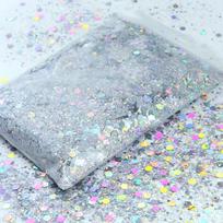 50G Holographic Hexagon Nail Sequin Laser Mixed Glitter Nail Decoration Supplies for Charm Nail Fillers Dye DIY Art nail supplies