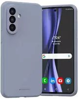Dėklas Mercury Silicone, skirtas Samsung Galaxy A56, levandų spalvos