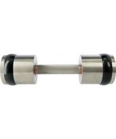 Chromuotas hantelis HMS Premium HH - 2 x 9 kg