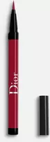 Christian Dior Diorshow On Stage Atsparus vandeniui Ultra-Flexible Felt Tip Intense Color Liquid Akių apvadas 771 Matte Burgundy 0.55 ml