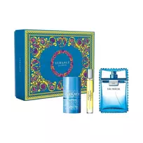 Set Versace: Eau Fraiche Eau De Toilette For Men, 100 ml + Eau Fraiche Eau De Toilette For Men, 10 ml + Eau Fraiche Dezodorantas Stick For Men, 75 ml