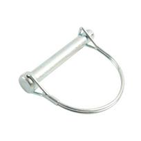 10Pcs Trailer Pin & Anti-lost Rope Safety Coupler Pin Shaft Locking Pin Kit white