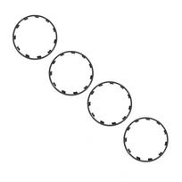 4PCS Wheel Rim Protection Ring Decorative Precise Fit Replacement for Tesla Model Y 21in 2021 to 2024 Matte Black matinė juoda spalva