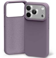 Mercury Silicone dėklas skirtas Apple iPhone 17 Pro violetinės spalvos