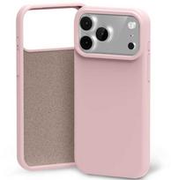 Dėklas Mercury Silicone case for Apple iPhone 17 Pro rožinės spalvos and sand