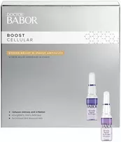 Rinkinys, Doctor Babor, Boost Cellular, vitaminas E, raminamasis, veido serumas nuo paraudimo, 14 vnt., 1 ml