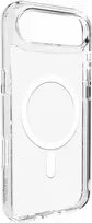 Puro Lite Mag TPU+PC dėklas suderinamas su MagSafe skirtas iPhone 17 Air – skaidrus su baltos spalvos žiedu