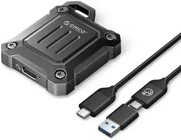 Orico XAM2 M.2 2230 USB-C 3.2 Tactical sustiprintas disko skyrius – juodas