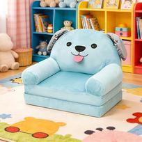 Foldable Kids Sofa Baby Seat Chair Foam Filled Toddler Sleeping Couch Reading Armchair for Reading Relaxing Nursery Bedroom