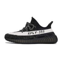 Adidas Originals Yeezy Boost 350 Abrasion Resistant Low top Casual Shoes Unisex Black White HQ7045(Team578-) 36