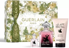 Guerlain rinkinys: La Petite Robe Noire intensyvus parfumuotas vanduo moterims, 50 ml + La Petite Robe Noire intensyvus kvepiantis vanduo moterims, 5 ml + La Petite Robe Noire intensyvus drėkinamasis losjonas, 75 ml