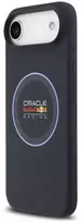 Red Bull Raudona Bull Raudona Bull Silicone Mėlyna Ring MagSafe dėklas skirtas Apple iPhone Air mėlynos spalvos