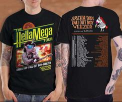 VTG 2021 Hella Mega Tour 2021 Green Day Fall Out Boy Weezer T-shirt size S-5XL S