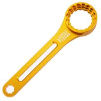 Dviračio apatinio laikiklio raktas Demontavimo montavimo įrankis 6 viename BB DUB raktas 39/40,5/44/46 mm Dviračio švaistiklio svirties taisymo įrankis 6 in 1 Gold yellow