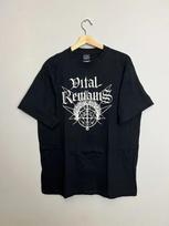 Rare Vintage 90s Vital Remains Logo Death Metal Band Tee Unisex T-Shirt S