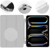 OBAL:ME MistyTab dėklas skirtas iPad Air (2020/2022/2024/2025)/iPad Pro 11 (1/2/3/4) juodos spalvos Light Gray