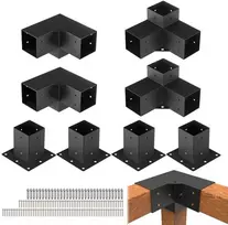 VEVOR Pergolės kampinė laikiklio rinkinys 4''x4''