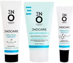 Set Codexial: Enocare Vitamin B5 Hydrating Hand Kreminis, 50 ml + Enocare Vitamin B5 Hydrating & Repairing Lūpų balzamas Treatment, 15 ml + Enocare Glycerin Hydrating Kreminis For Face, 30 ml