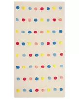 Vaikiškas kilimas LELES smėlio spalvos 80 x 150 cm medvilninis