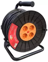 Besk Prailginimo laidas su Rite 25m 3x1mm² 4 lizdai Juodas