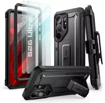 SupCase Unicorn Beetle Pro & apsauginis stiklas 2-pack Samsung Galaxy S26 Ultra dėklas juodos spalvos