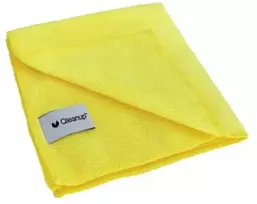Microfiber cloths 250gsm, 30x30, 10 pcs. QLEANUP yellow