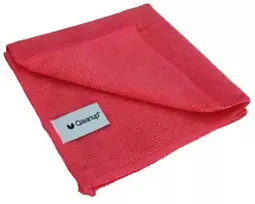 Microfiber cloths 250gsm, 30x30, 10 pcs. QLEANUP red