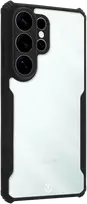 Tactical Quantum Stealth dėklas skirtas Samsung Galaxy S26 Ultra skaidrus/juodos spalvos