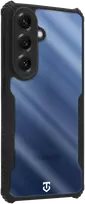 Tactical Quantum Stealth dėklas skirtas Samsung Galaxy S26 skaidrus/juodos spalvos