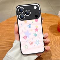 Thin Ring Magnetic For Magsafe Case For iPhone 17 Pro Max Case iPhone 16 15 14 13 Pro Max 17E Creative Starry Stars Hybrid TPU+PC Matte Cover iPhone 14