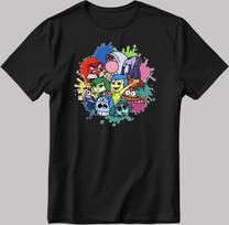 Disney Inside Out 2 White-Black Men/Women T Shirt AB224 XS