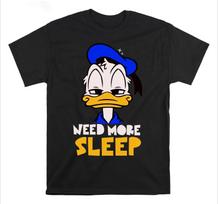 Donald Duck Cartoon Angry Moods T-shirt Disney Cute Couple Gift Unisex Summer Cotton Men's Women Tops Tee Short Sleeve Oversized XL