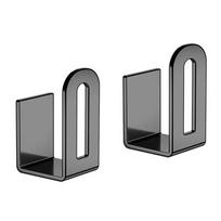 2pc/set Black/Grey/Silver Cutting Board Holder Stainless Steel Lid Rack Holder  for Kitchen pilka