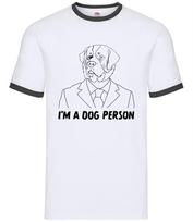 I'm A Dog Person - Mens Ringer - Dogs Funny Pet Pets Love Canine Puppy XXXL