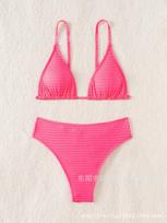 New Bikini Split Swimsuit Women'S Sexy Backless Straps Adjustable Beach Vacation Swimsuit S