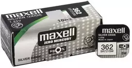 Maxell 362 SR721SW sidabro oksido laikrodžio baterijos 10 vnt.