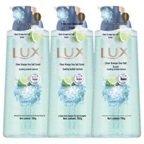 LUX Sea Salt Bubble Refreshing Shower Gel 3x700g