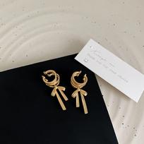 Non-piercing Lacing Bow Ear Cuffs Y2K Bow Earrings Creative Balletcore Ribbon Ear Cuff  Party