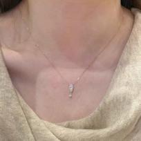 New  One Drop of Tears  Exquisite Suspended Zircon Collarbone Chain Summer Sweater Wedding Jewelry