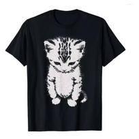 El Gato Sad Kitten Funny Meme Sad Crying Munchkin Cat Trendy T-shirt 2XL