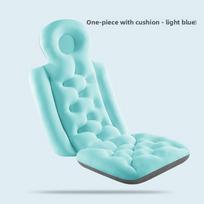 Polyester Bathtub Cushion For Adults With Full Body Support For Home Spa Relaxation mėlyna