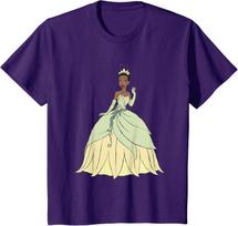 Hot Fashion Casual Disney The Princess and The Frog Tiana T-Shirt T-Shirt S-4XL Four Seasons S