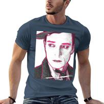 Buster Keaton Pink Highlights Pop Art Digital Painting, Single and Repeating Pattern T-Shirt printed t shirts for Unisex T-Shirt S