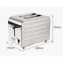 EU Standard Automatic Breakfast Toaster Oven Stainless Steel