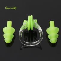 Waterproof Silicone Nose Clip & Earplug Set for Swimming - Kids & Adults