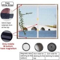 Magnetinis lango ekranas, ekrano durų tinklinis lango ekrano uždanga, magnetinis uždaromas durų ekranas, kad išvengtumėte klaidų 80X100cm gray