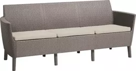 Keter Salemo 3 Seater Sofa beige