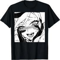 Ahegao T-Shirt Anime Funny Otaku Love Shirts T-Shirt S