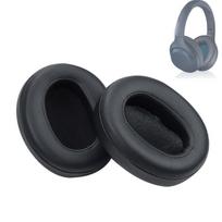 2pcs Sponge Earpad For SONY WH-XB900N Headset, Color: Protein Skin-Black For SONY WH-XB900N (Protein Black)