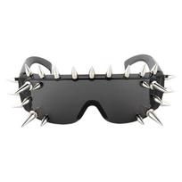 Eye-Catching Punk Studded Sunglasses for Shows Cosplay and Livehouse Concert Accessories 1